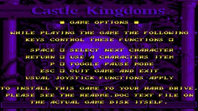 Castle Kingdoms - Screenshot - Game Select Image