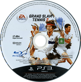 Grand Slam Tennis 2 - Disc Image