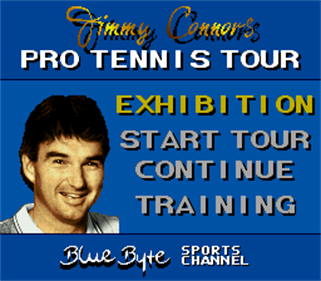 Jimmy Connors Pro Tennis Tour - Screenshot - Game Title Image