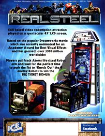 Real Steel - Advertisement Flyer - Front Image