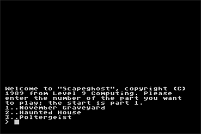 Scapeghost - Screenshot - Game Title Image