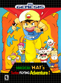 Magical Flying Hat Turbo Adventure! - Fanart - Box - Front Image
