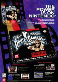 Mighty Morphin Power Rangers: The Movie - Advertisement Flyer - Front Image