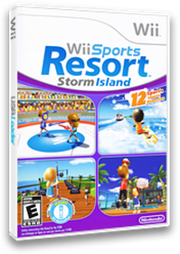 Wii Sports Resort: Storm Island - Box - 3D Image