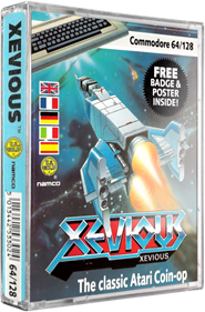 Xevious - Box - 3D Image