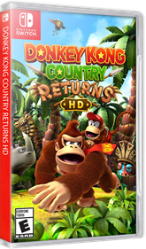 Donkey Kong Country Returns HD - Box - 3D Image