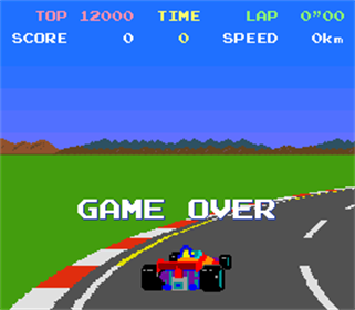 Pole Position - Screenshot - Game Over Image