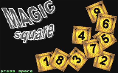 Magic Square (Falcon Soft) - Screenshot - Game Title Image