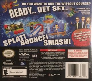 Wipeout: The Game - Box - Back Image