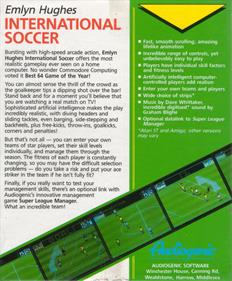 Emlyn Hughes International Soccer - Box - Back Image
