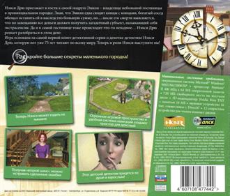 Nancy Drew: Secret of the Old Clock - Box - Back Image