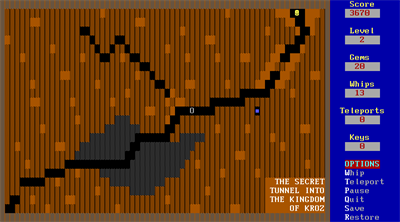 Lost Adventures of Kroz - Screenshot - Gameplay Image