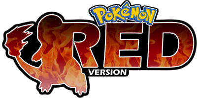 Pokémon Red Version - Clear Logo Image