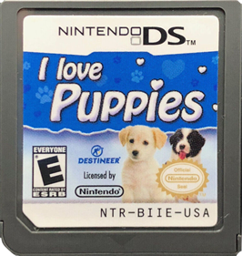 I Love Puppies - Cart - Front Image