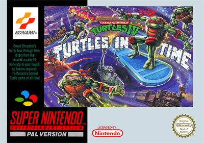 Teenage Mutant Ninja Turtles IV: Turtles in Time - Box - Front - Reconstructed Image