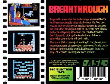 Breakthrough - Box - Back Image