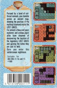 Lost Caves  - Box - Back Image