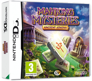 Mahjong Mysteries: Ancient Athena - Box - 3D Image