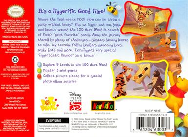 Tigger's Honey Hunt - Box - Back Image