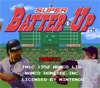 Super Batter Up - Screenshot - Game Title Image