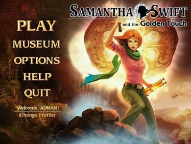 Samantha Swift and the Golden Touch - Screenshot - Game Title Image