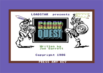 Glory Quest - Screenshot - Game Title Image
