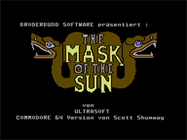 The Mask of the Sun - Screenshot - Game Title Image