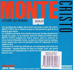 Monte Cristo - Box - Back Image