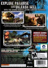 Far Cry Instincts: Predator - Box - Back Image
