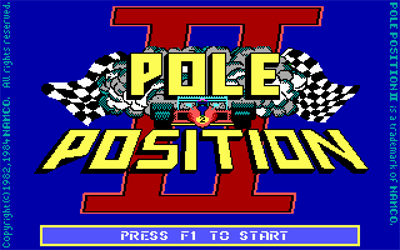 Pole Position II - Screenshot - Game Title Image