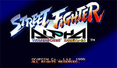 Street Fighter Alpha - Screenshot - Game Title Image