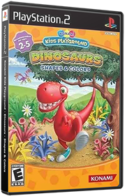 Konami Kids Playground: Dinosaurs: Shapes & Colors - Box - 3D Image