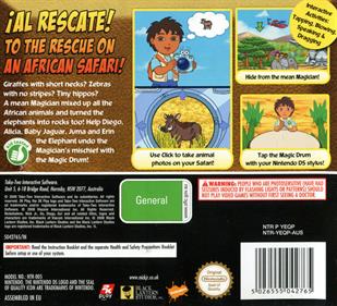 Go Diego Go!: Safari Rescue - Box - Back Image