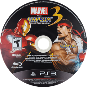 Ultimate Marvel Vs. Capcom 3 - Disc Image