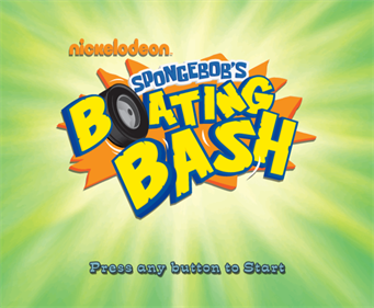 SpongeBob's Boating Bash - Screenshot - Game Title Image