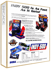 Indy 500 - Box - Back Image