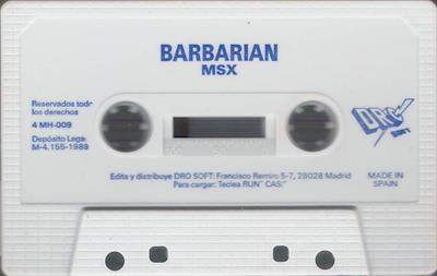 Barbarian - Cart - Front Image