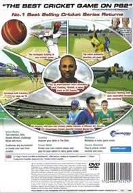 Brian Lara International Cricket 2005 - Box - Back Image