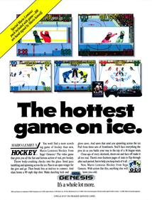 Mario Lemieux Hockey - Advertisement Flyer - Front Image