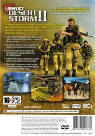 Conflict: Desert Storm II: Back to Baghdad - Box - Back Image