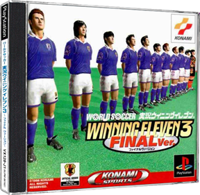 World Soccer Jikkyou Winning Eleven 3: Final Ver. - Box - 3D Image