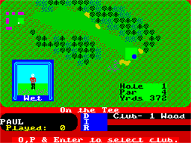 Pro Golf II - Screenshot - Gameplay Image