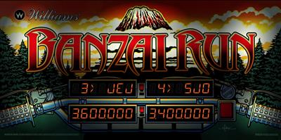 Banzai Run - Arcade - Marquee Image