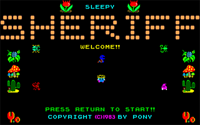 Sleepy Sheriff - Screenshot - Game Title Image