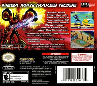 Mega Man Star Force 3: Red Joker - Box - Back Image