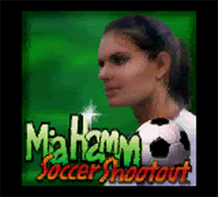 Mia Hamm Soccer Shootout - Screenshot - Game Title Image