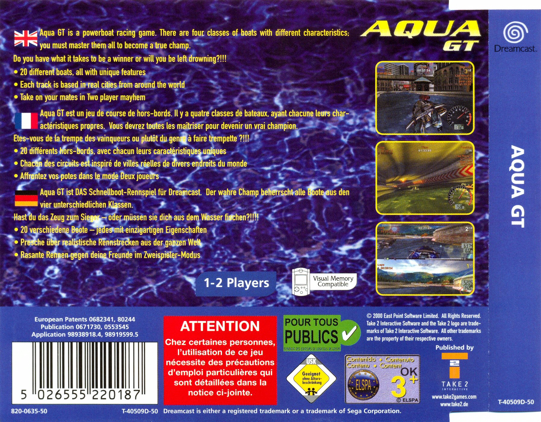 Aqua GT Images - LaunchBox Games Database