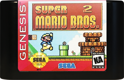 Super Mario Bros. 2 - Cart - Front Image