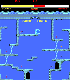 Freeze (Cinematronics) - Screenshot - Game Over Image