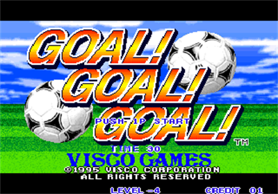 Goal! Goal! Goal! - Screenshot - Game Title Image